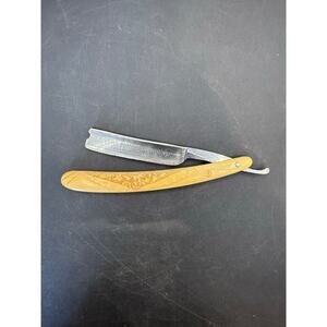 JR Torrey US Extra Hollow Ground Straight Razor, Etch Face/Dec Handle